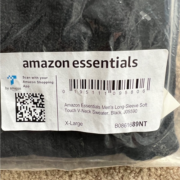 Amazon Essentials Men's Long-Sleeve Soft Touch V-Neck Sweater - Picture 5 of 5